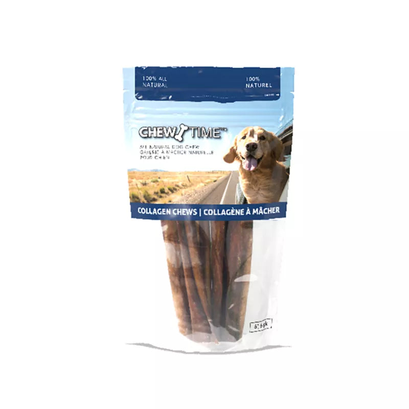 Chew Time Collagen Chews Dog Treats - Beef 6 Count