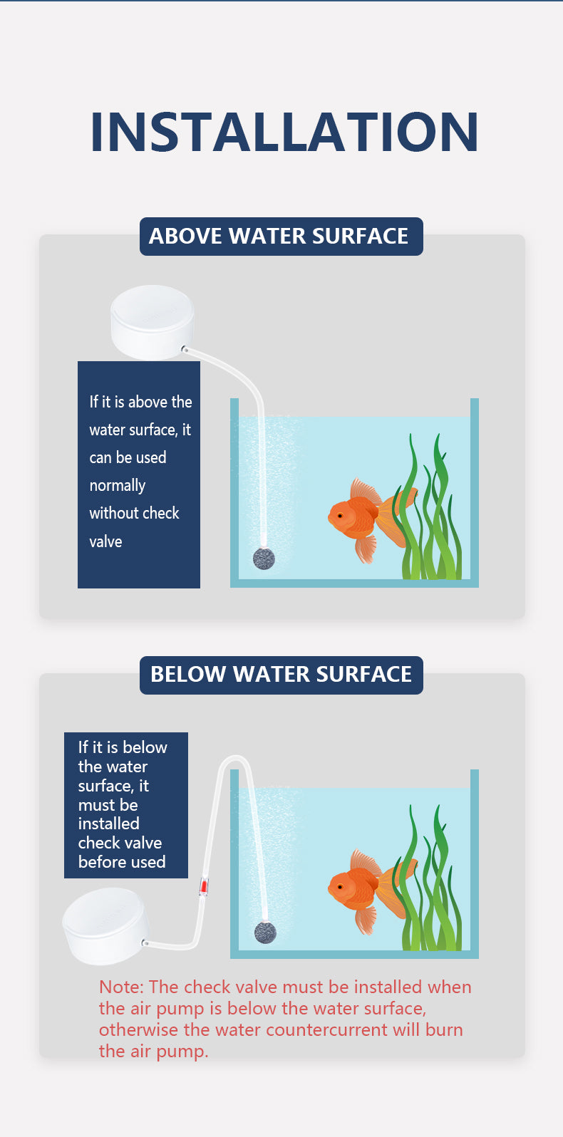 Jeneca Air Pump - AP 601/602 (Single & Double Outlet Models)