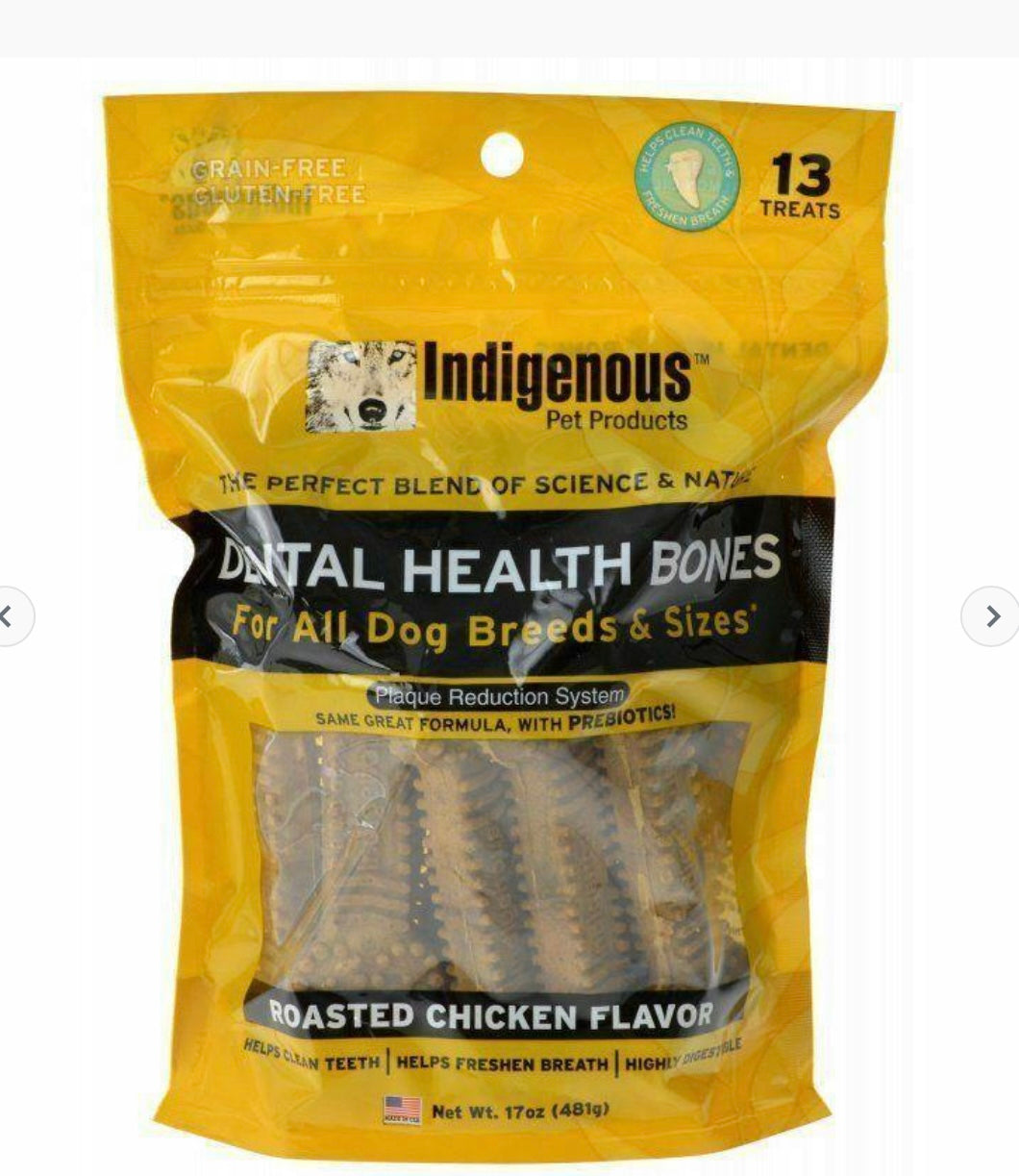 Indigenous Dog Dental Health Bones Treats 481g