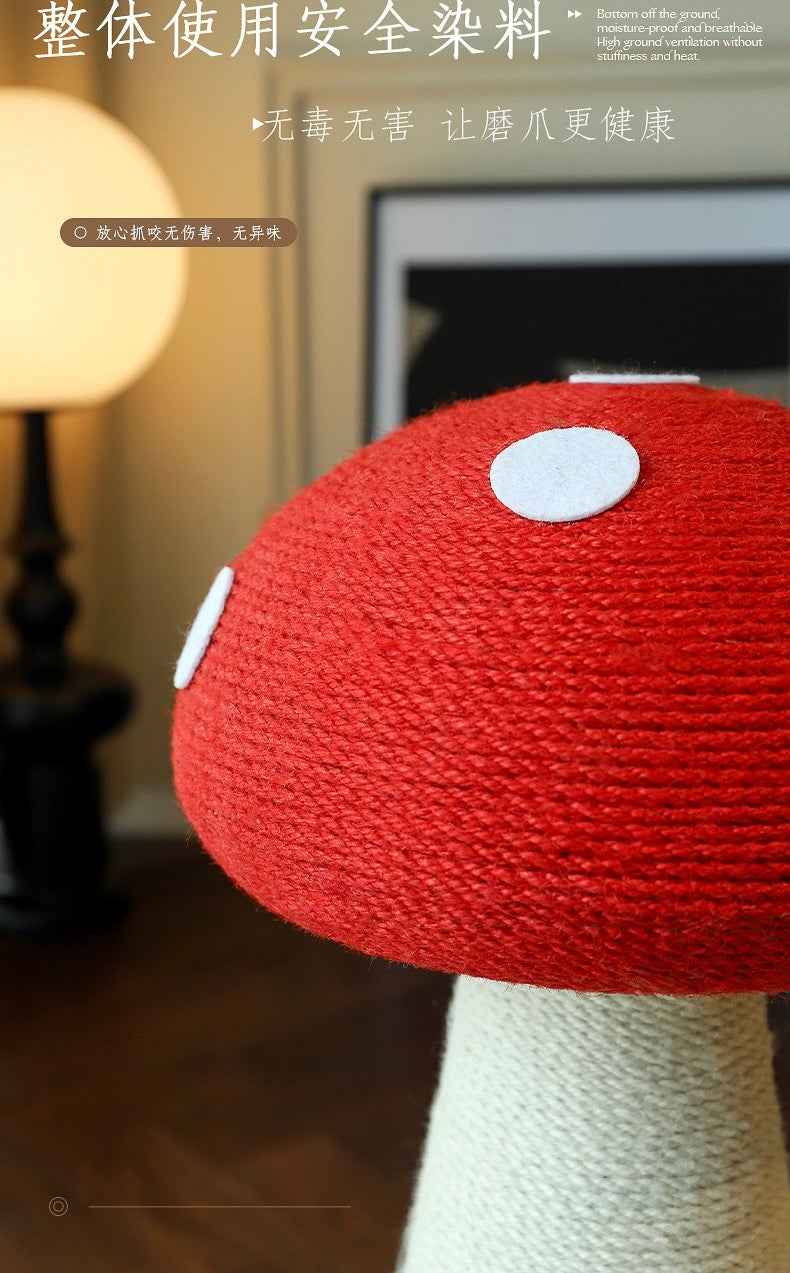 MiaoFairy Large Mushroom Cat Scratching Post