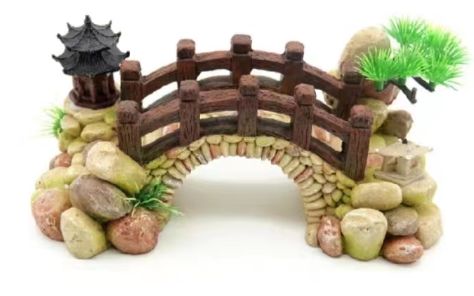 MagicalPet Aquarium Decorative Bridge Fish Tank Ornament