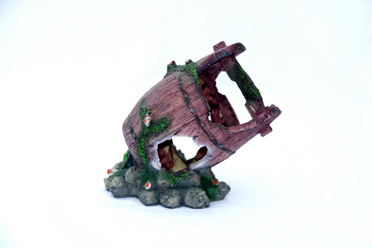 MagicalPet Aquarium Barrel Aquarium Ornament