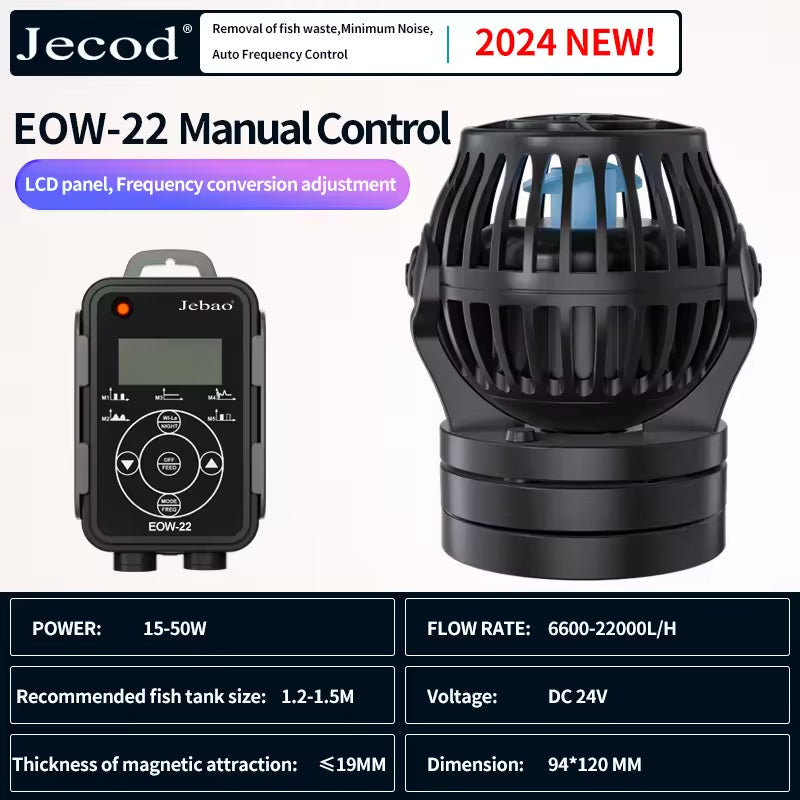 Jebao New EOW-22 Wave Maker Aquarium Water Pump Filter