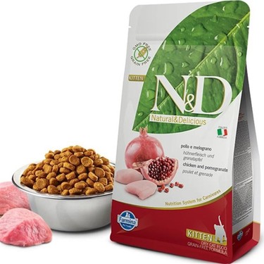 Farmina N&D Prime Kitten Cat Dry Food - Chicken and Pomegranate 3.3lb