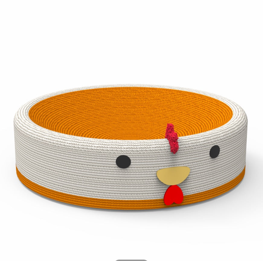 MiaoFairy Animal Shaped Multifunctional Cat Bed Nest And Cat Scratching Board