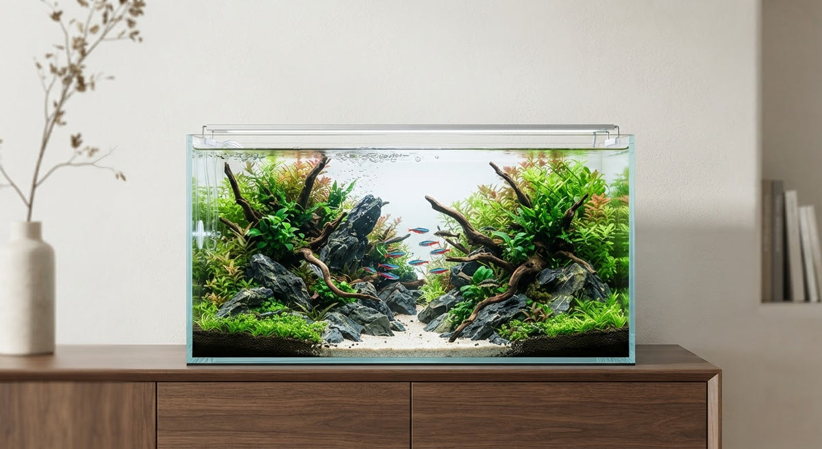 YiDing Ultra-Clear Straight-Corner Glass Aquarium Tank From 4-175GL Aquarium Series
