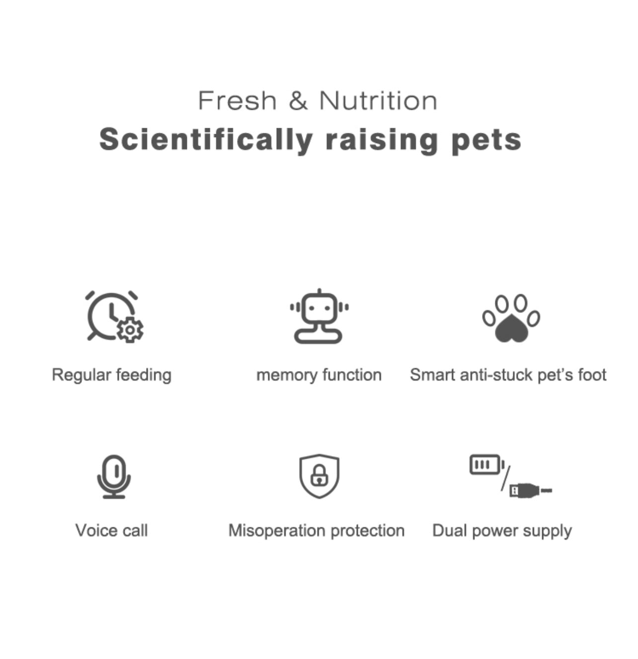Aiwo Six Meal Automatic Pet Feeder