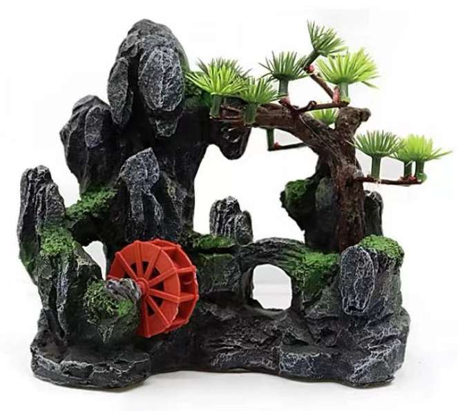 MagicalPet Aquarium Mountain View Fish Tank Decoration