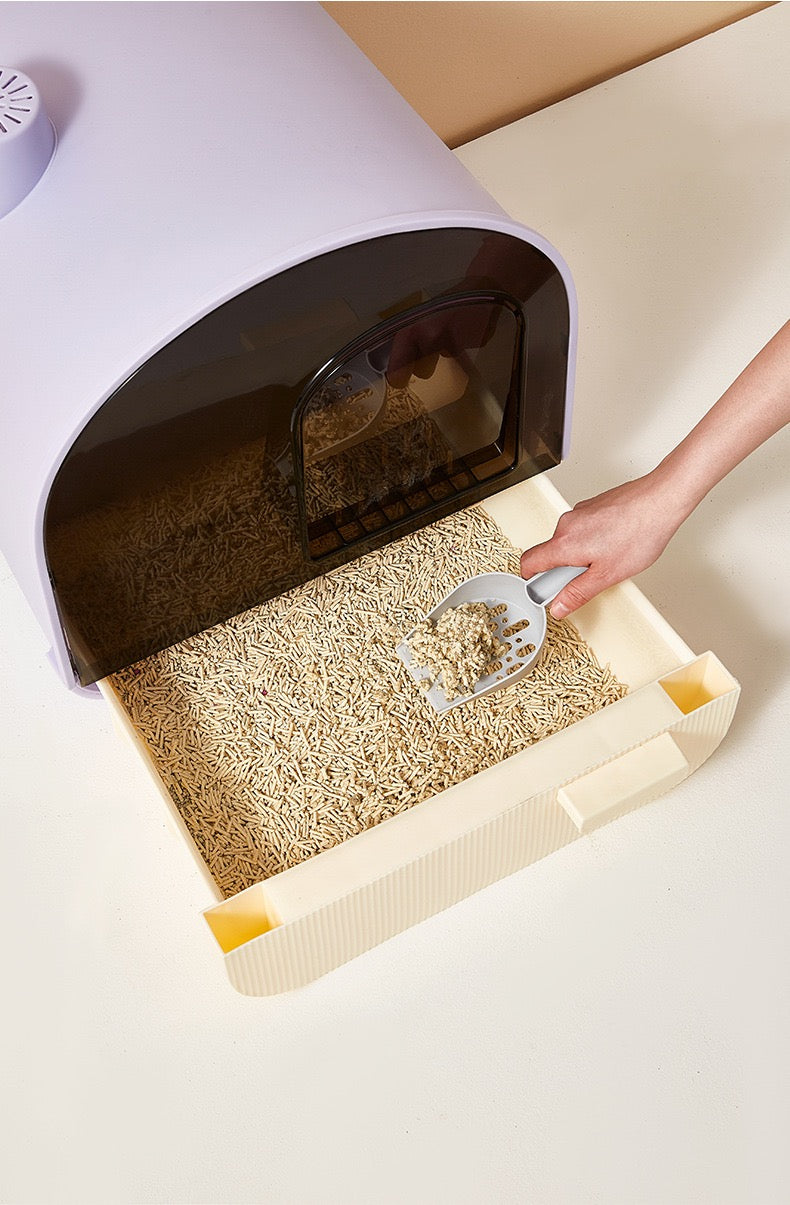 MissCat Enclosed Cat Litter Box Drawer Type