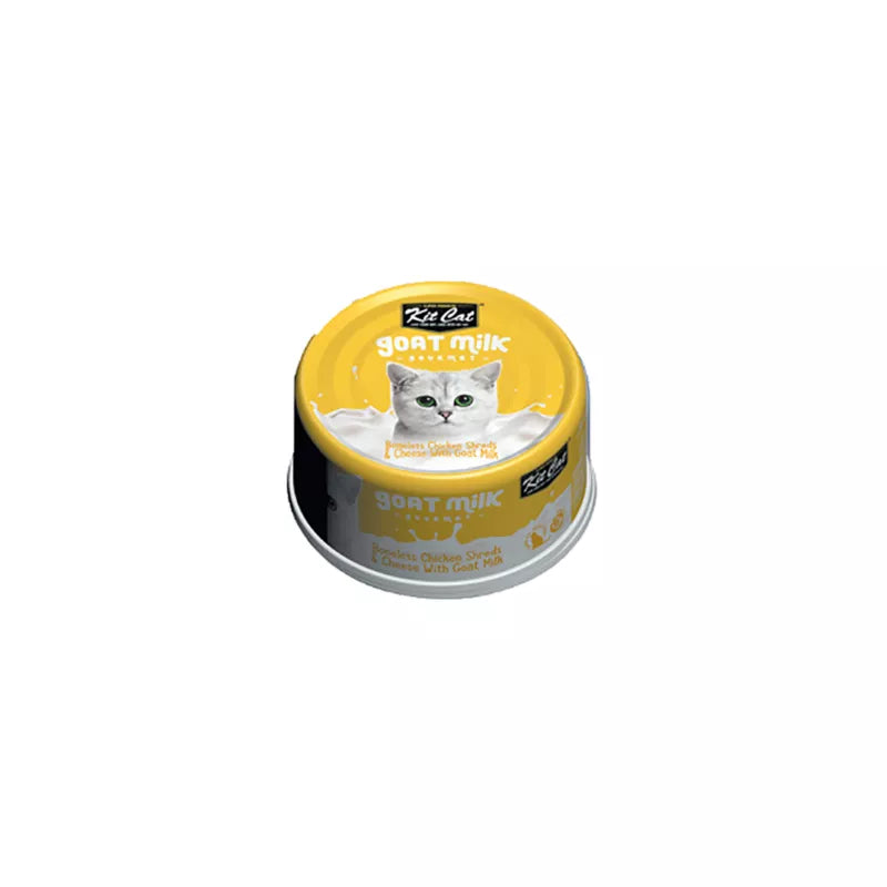 Kit Cat Goat Milk Wet Cat Food - Chicken & Cheese 70g