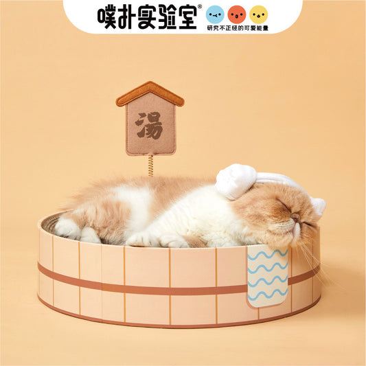 Purlab Hot Spring Cat Scratching Board