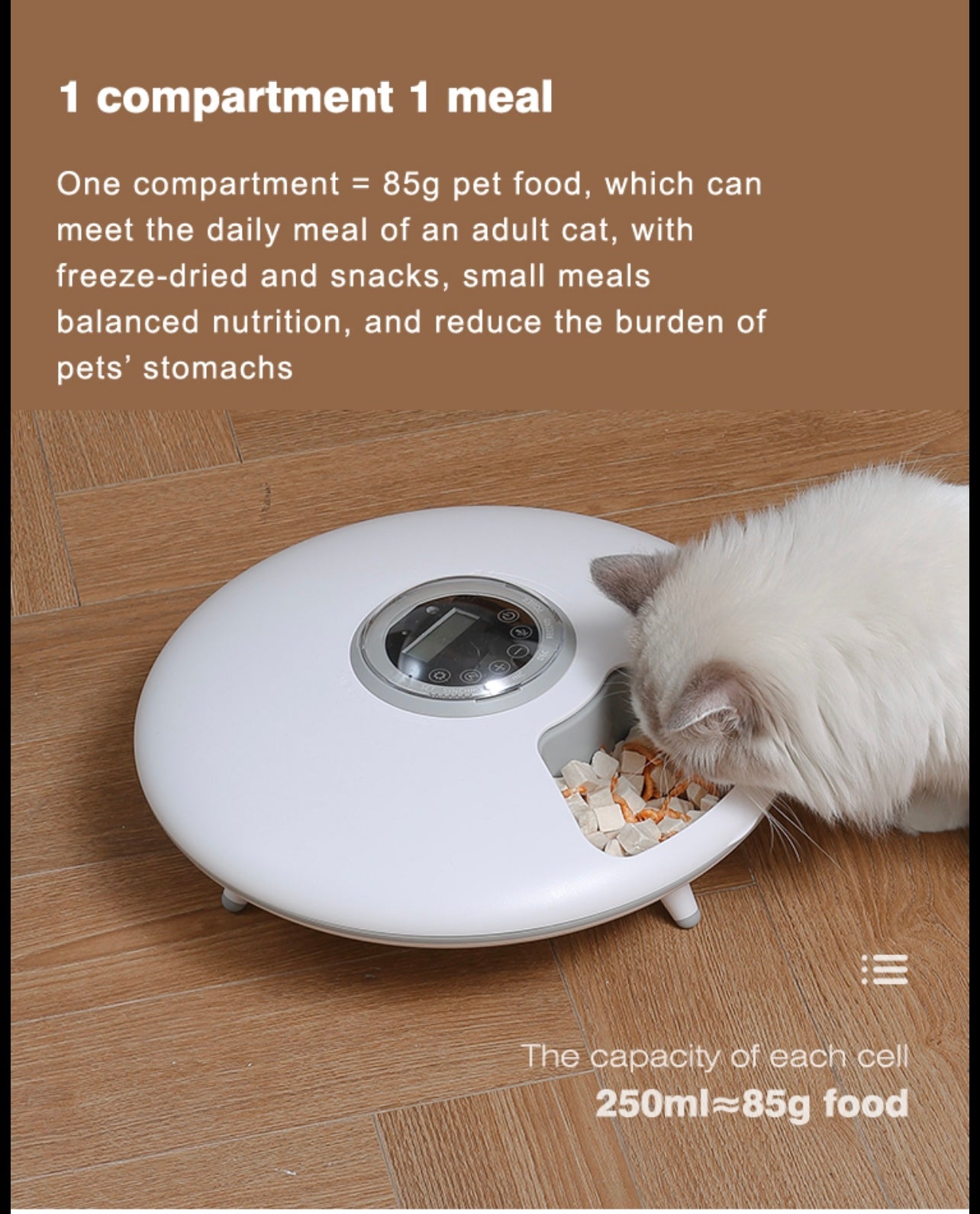 Aiwo Six Meal Automatic Pet Feeder