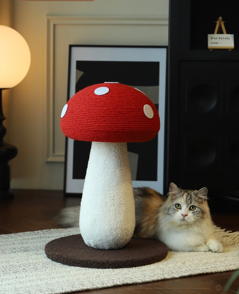 MiaoFairy Large Mushroom Cat Scratching Post