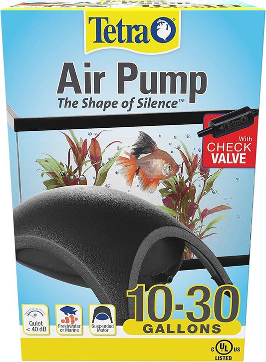 TETRA Aquarium Air Pump Whisper 10-30 Gallon Fish Tank