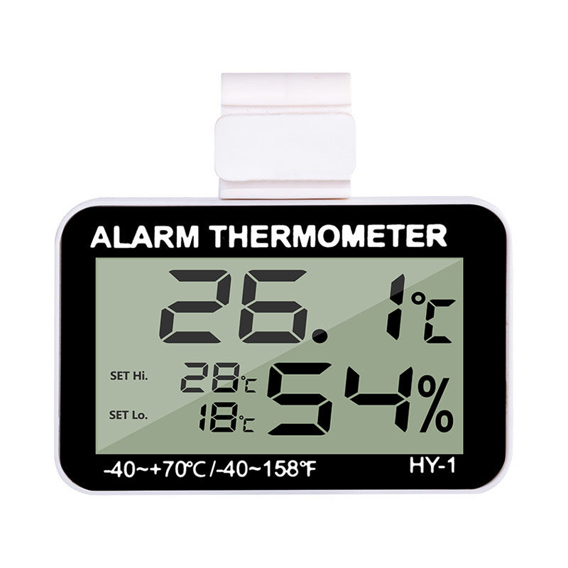 Reptile Hygrometer Thermometer LCD Display Digital Reptile Tank Hygrometer Thermometer with Hook