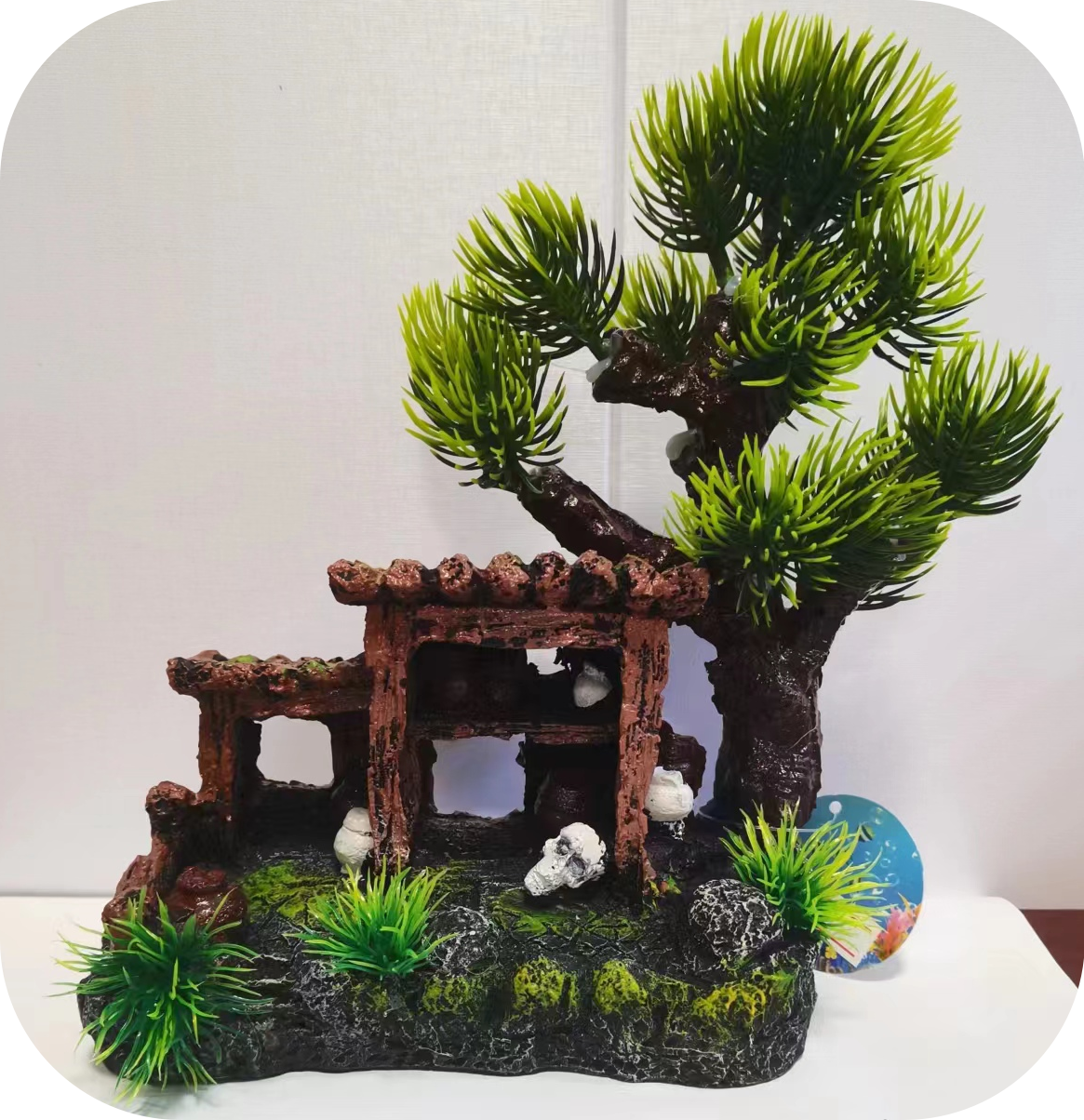 MagicalPet Aquarium Tree House Fish Tank Decoration