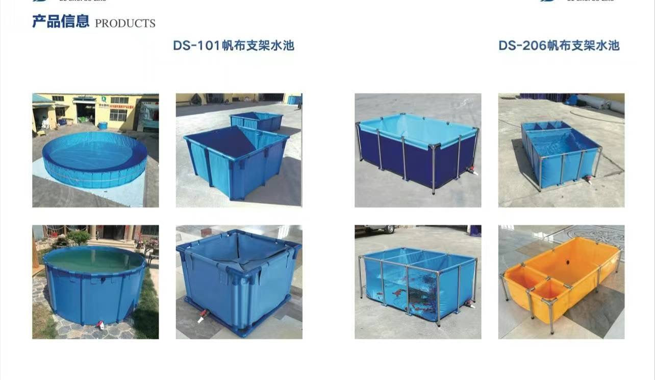 Pool Above Ground Canvas Fish Pond,Canvas Fish Pond Reservoir,Portable Water Storage Tank Foldable,Large Aquaculture Pool,Fish Pool for Breeding Koi(Customizable)