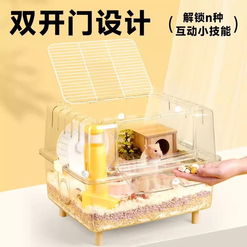 Yee 43cm Acrylic Hamster Cage For Small Pet