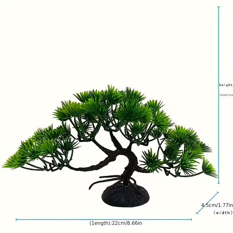 Magicalpets Aquarium Decoration Fish Tank PVC Plants 2pcs