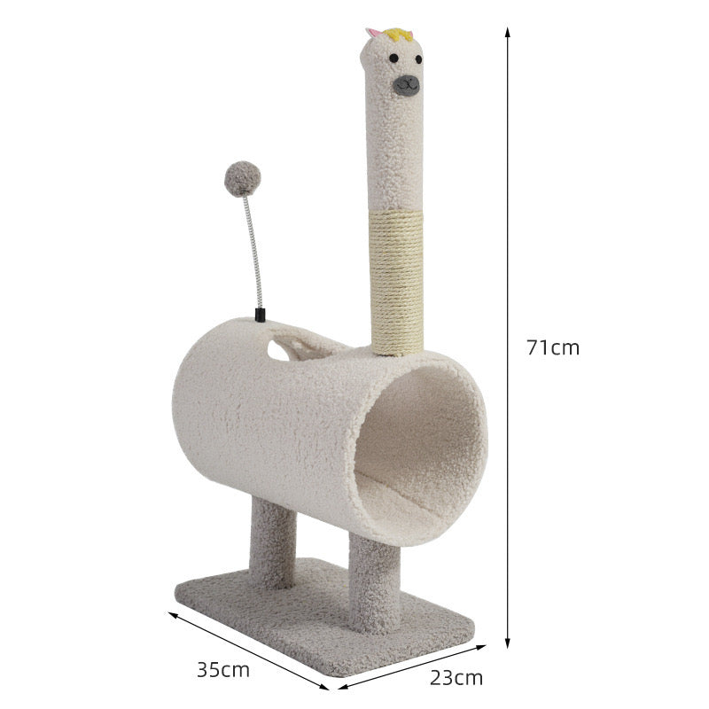 Hoopet Cat Climbing Frame Multi-Functional Small Cat Tree Cat Scratching Post