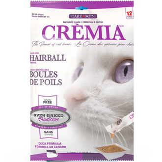 Oven-Baked Tradition Cremia Hairball Grain Free Duck Lickable Cat Treats 8pk