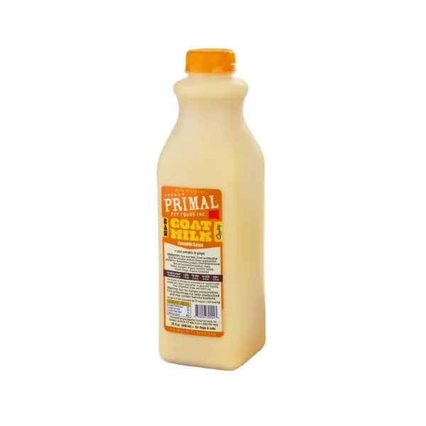 Primal Raw Pumpkin Spice Goat Milk For Cats Dogs 32oz