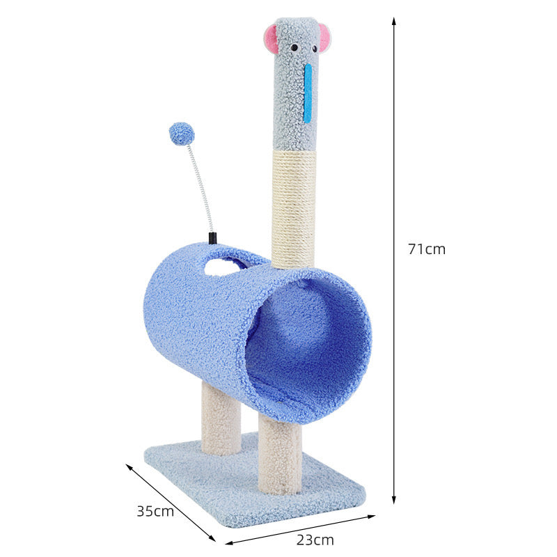 Hoopet Cat Climbing Frame Multi-Functional Small Cat Tree Cat Scratching Post