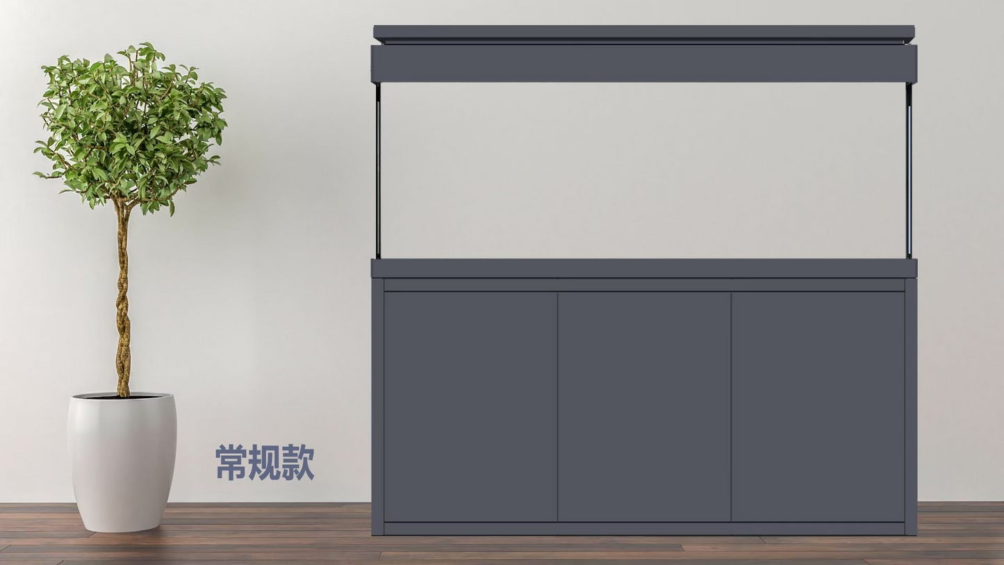 MagicalPet Aquarium 150*60*90cm Black/White/Dark Grey Aluminum Fish Tank Stand