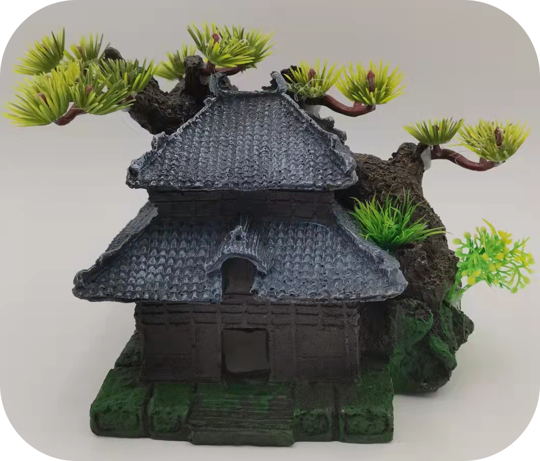 MagcialPet Aquarium Tree House Fish Tank Decoration