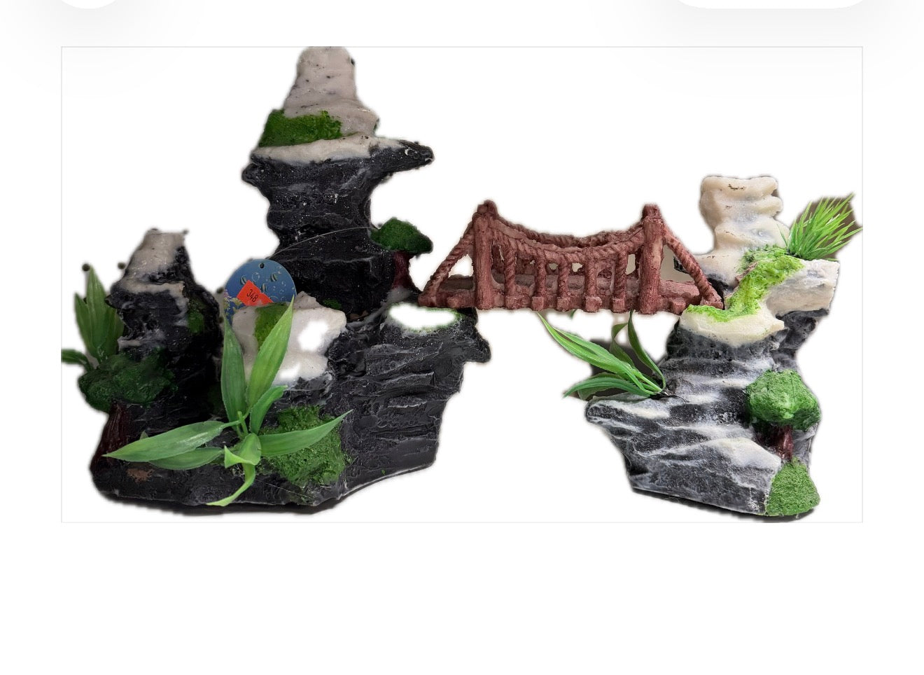 Magicalpets Aquarium Fish Tank Drawbridge Ornament Aquarium Decoration 3pcs Set