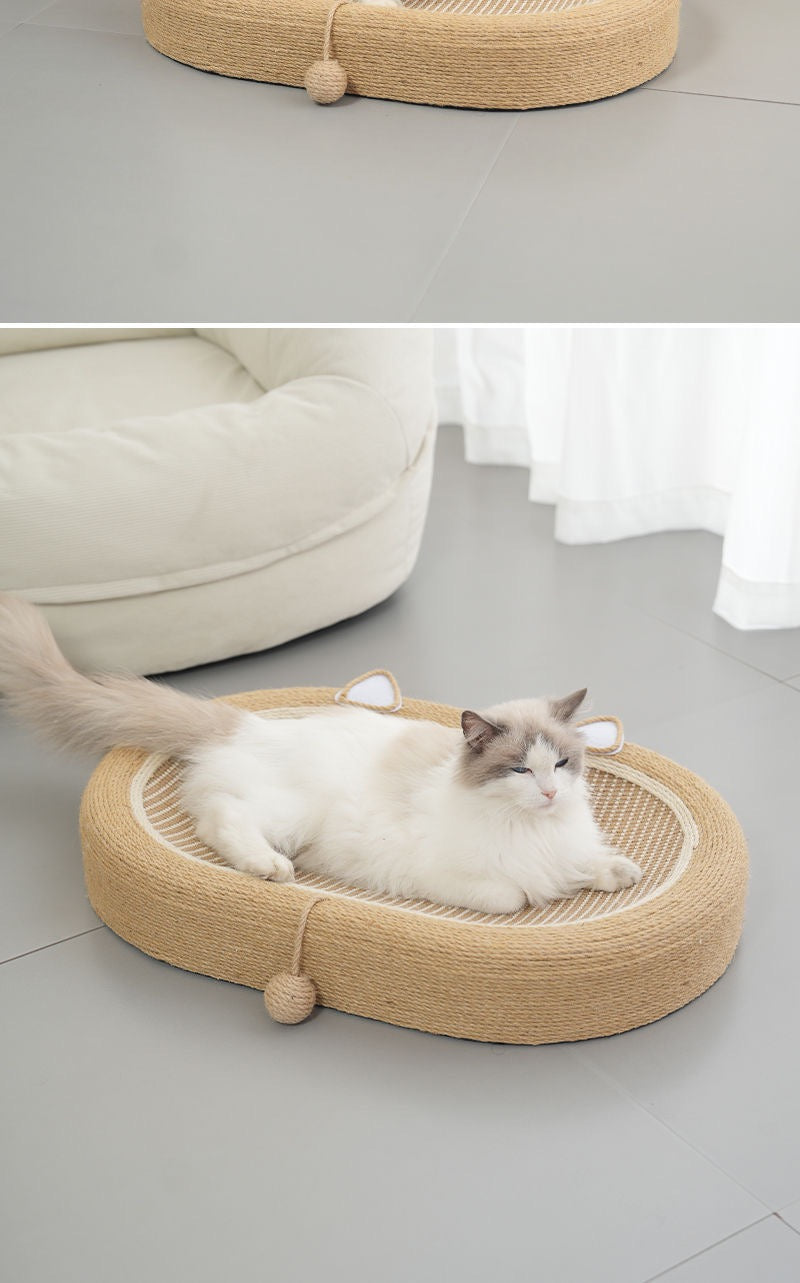 MiaoFairy SiSal Cat Scratcher Durable Cat Scratch Lounge Bed For Cats Kitten