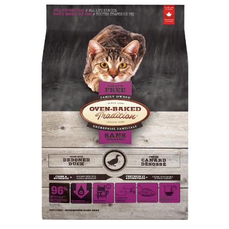 Oven-Baked Tradition Grain-Free Deboned Duck Cat Food 10lb
