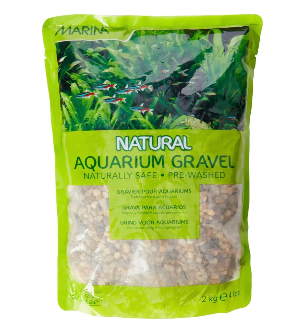 Marina Decorative Natural Gravel - Natural Grey Creek 2kg