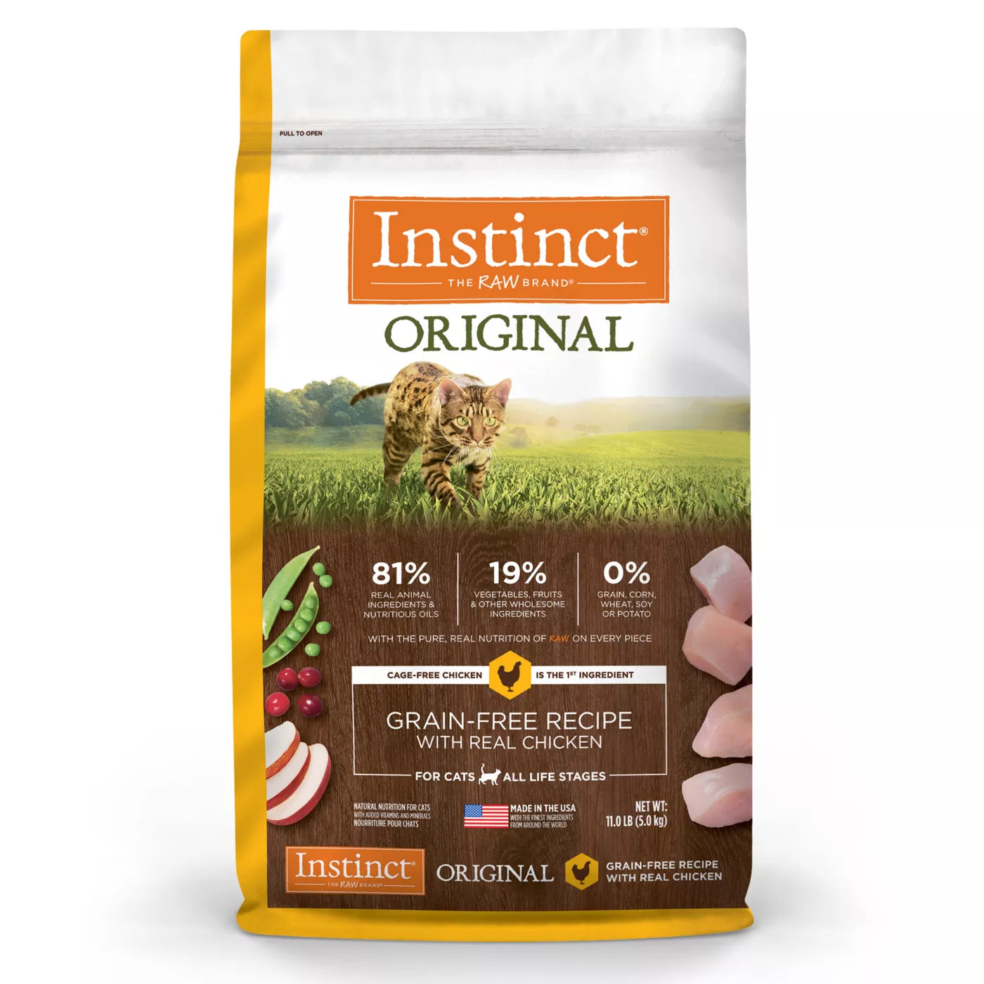 Instinct® Original Grain Free Cat Dry Food - Chicken 11lb