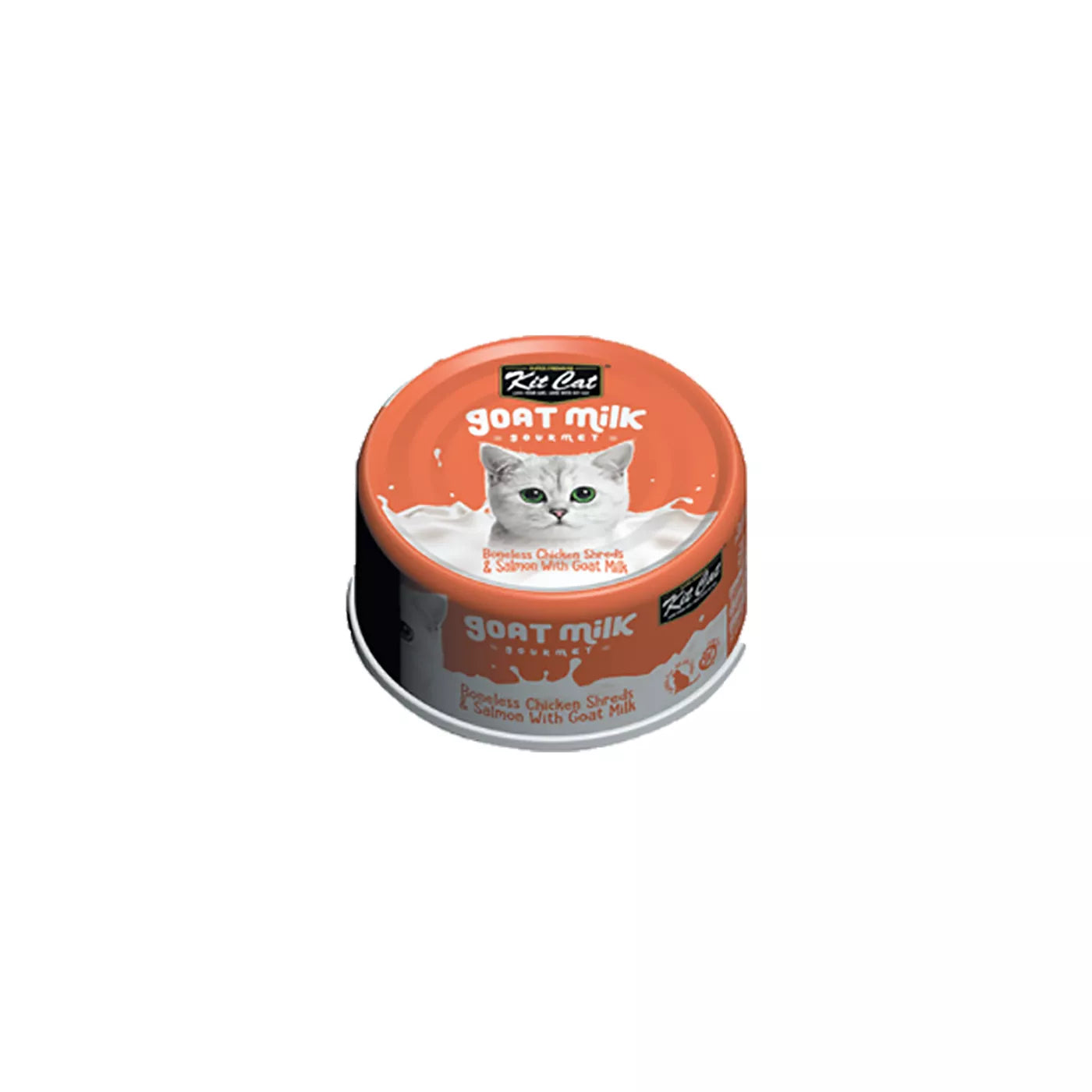 Kit Cat Goat Milk Wet Cat Food - Chicken & Salmon 70g