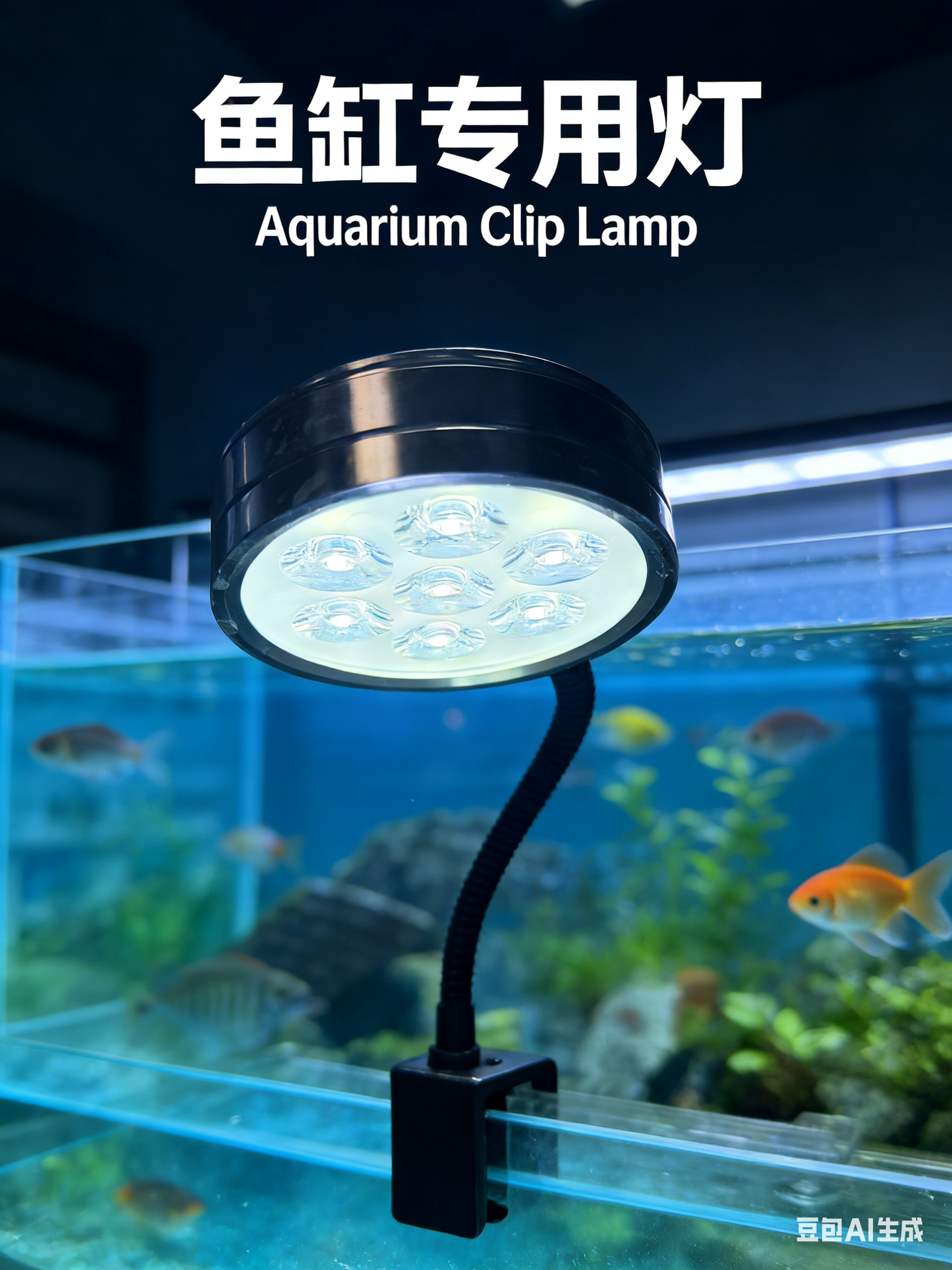 MagicalPets Flexible LED Aquarium Clip Light For Freshwater, Planted & Marine Tanks