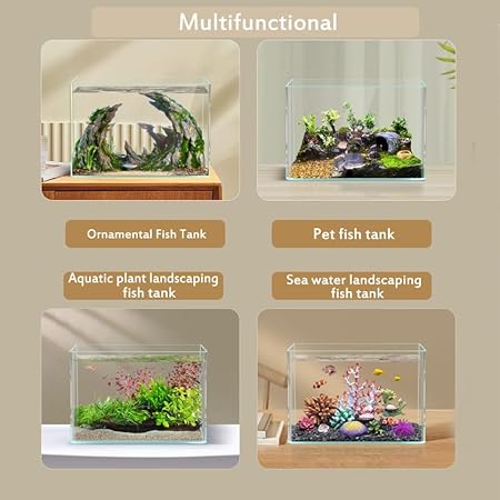 Yi Ding Angle Aquarium Tank 1-22 Gallons Series