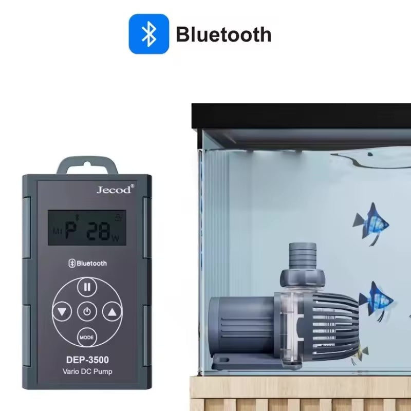 Jebao/Jecod DEP-8500 Aquarium Fish Tank Frequency Conversion Silent Fish Pond Pump Amphibious Circulation Pump (APP Operation)