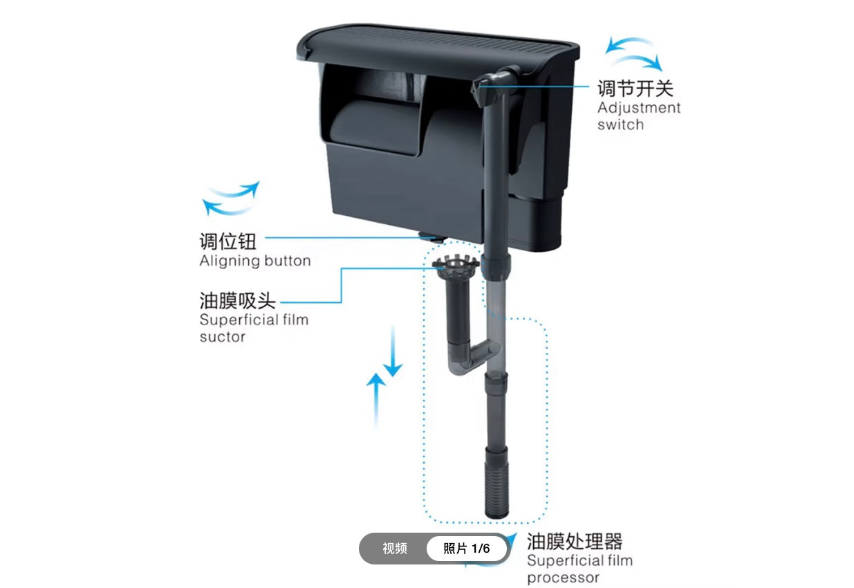 Jeneca Aquarium External Hanging Filter XP-19