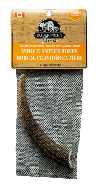 RICHMOND VALLEY FARMS WHOLE ANTLER BONES DOG TREAT