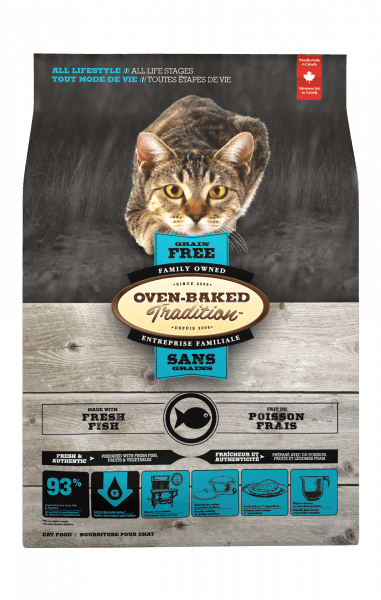 Oven-Baked Tradition Grain-Free All Life Stage Cat Dry Food-Fish 10lb