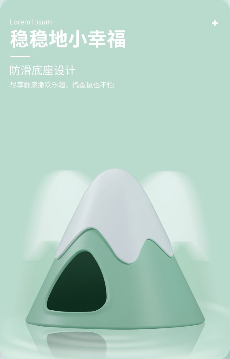 Yee Hamster Christmas Snowy Mountain Shape Hideout House For Small Pets