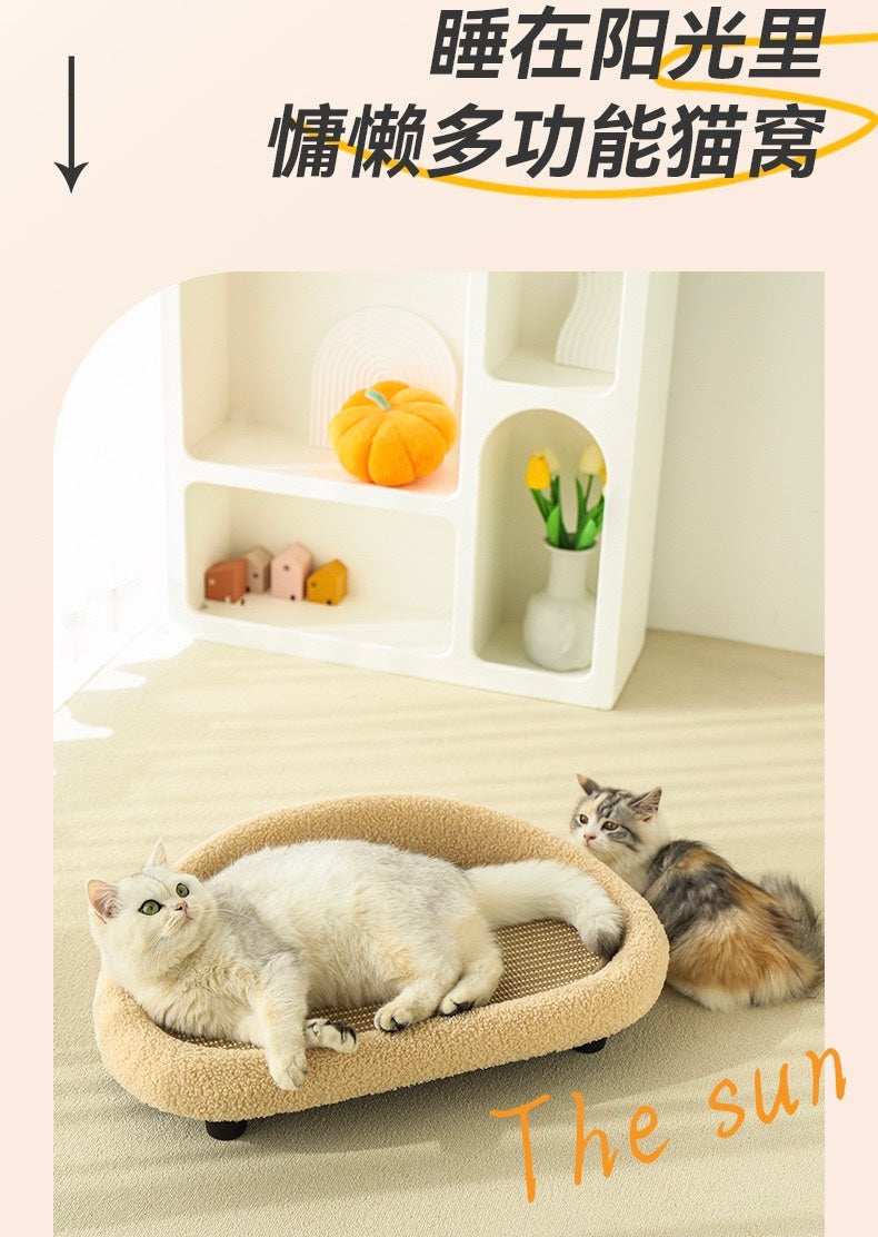MiaoFairy Cat Lounge Scratcher Bed Chair