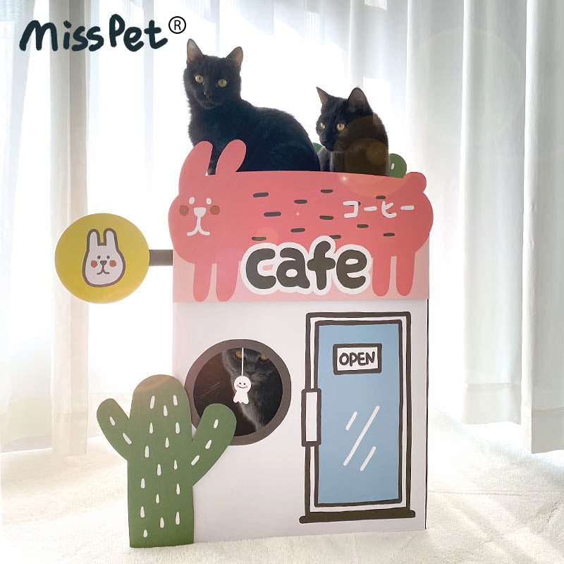 MissPet Cactus Shaped Cafe Cat Scratcher House