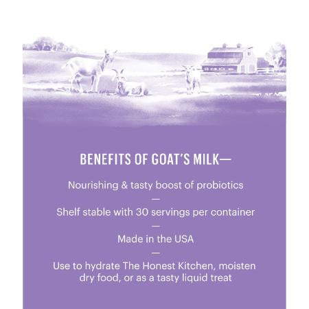 The Honest Kitchen Daily Boosters Goat's Milk with Probiotics-Cats&Dogs