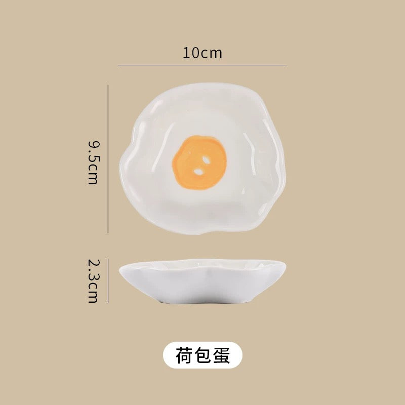 Yee Cute Shape Anti-Turning Food Dish Small Pets Bowl