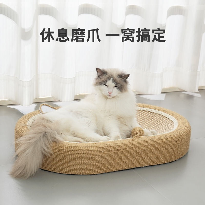 MiaoFairy SiSal Cat Scratcher Durable Cat Scratch Lounge Bed For Cats Kitten