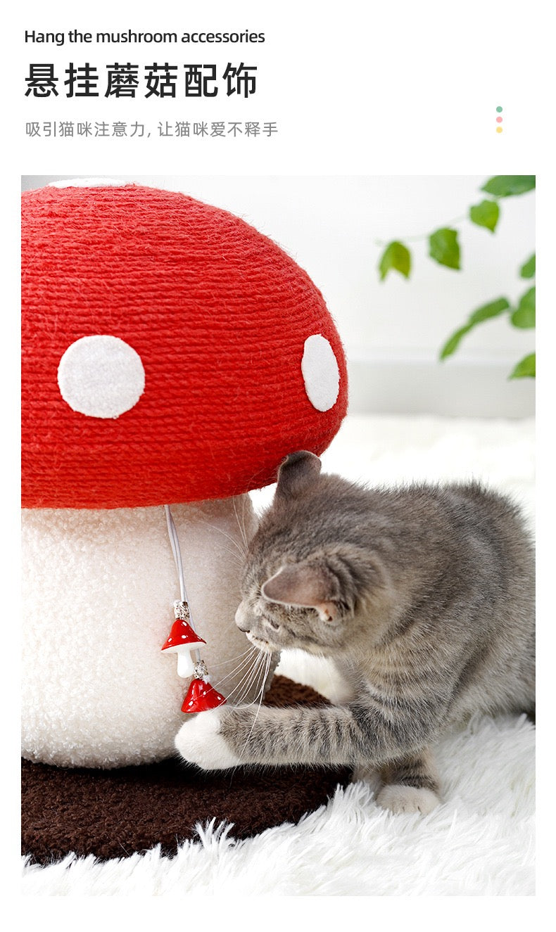 MiaoFairy Mushroom Cat Scratching Post