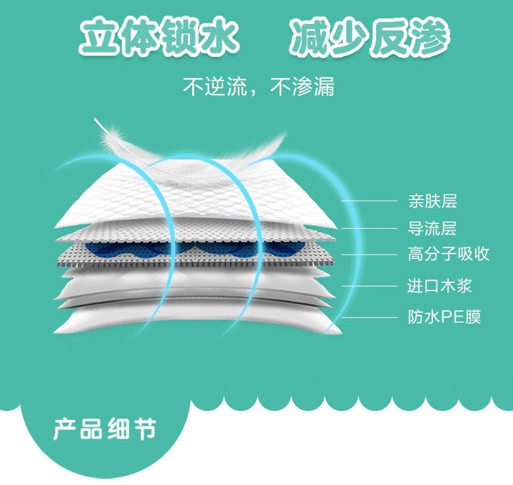 Cocoyo Basic Leak-Proof 5-Layer Pee Pads With Quick-Dry Surface For Potty Training Dog Puppy Pads L Size