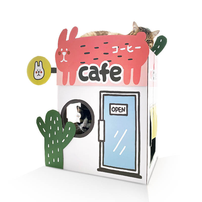 MissPet Cactus Shaped Cafe Cat Scratcher House